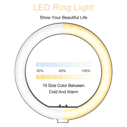 SH ProGlow 10 Zoll: LED-Ringlicht für Fotos und Videos 