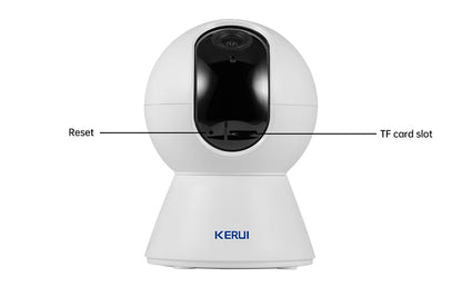 KERUI SmartEye 4K: Câmera de Segurança Wi-Fi com Detecção Inteligente e Rastreamento Automático