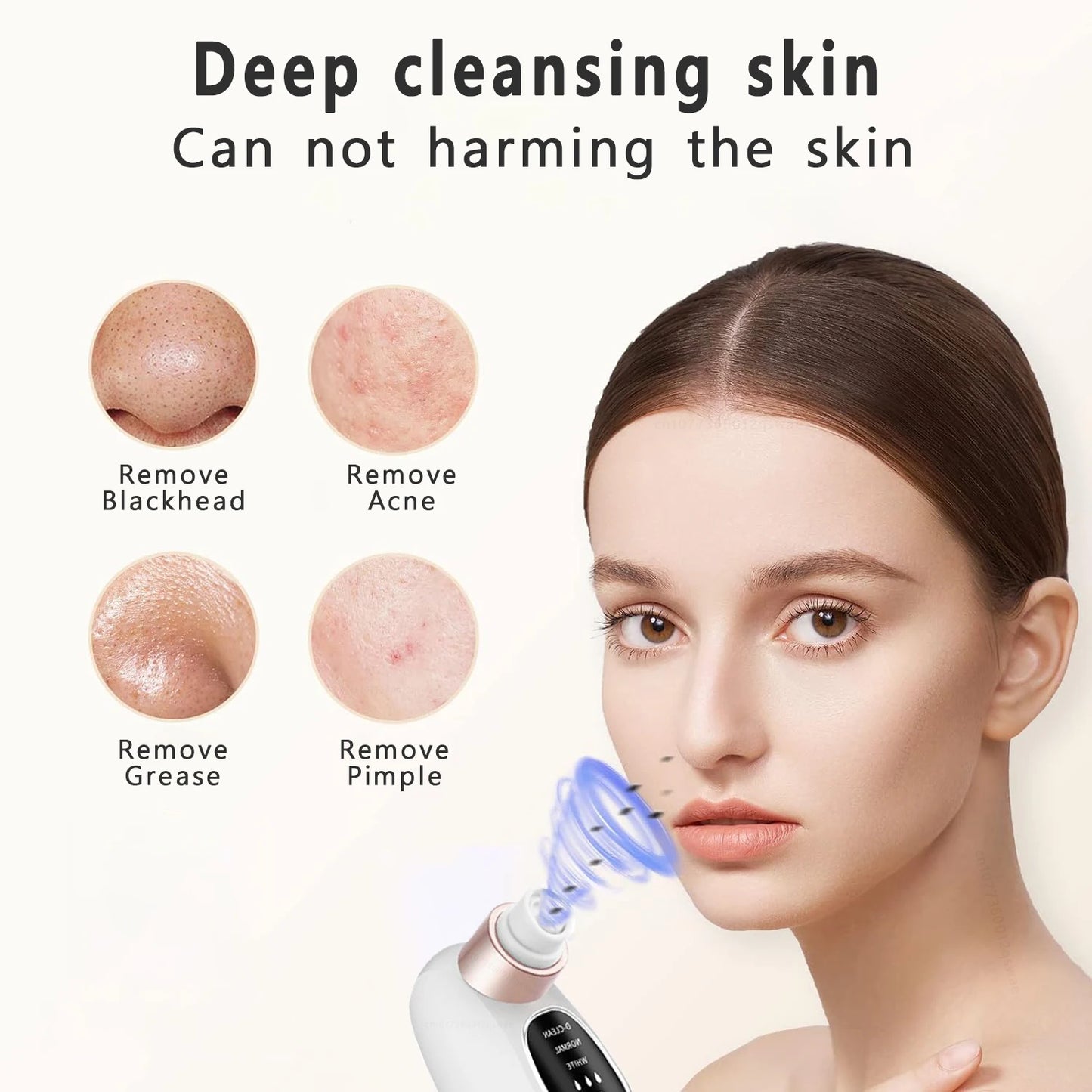 ClearSkin Pro: Removedor de Cravos Elétrico con Tecnología de Ciclo de Agua