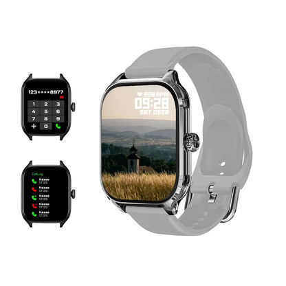 LAXASFIT H9: Smartwatch Bluetooth con Monitoreo de Salud y Chamadas 