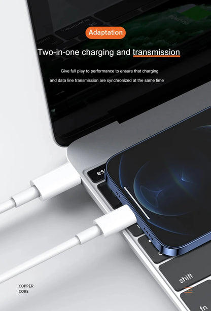 Cabo 20W PD USB-C para Lightning