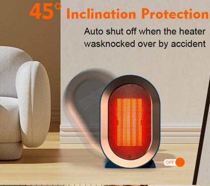 HeatSafe 1200W: Aquecedor Portátil de Cerámica con Protección de Seguridad