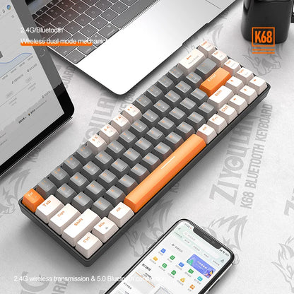 Teclado Mecânico Sem Fio