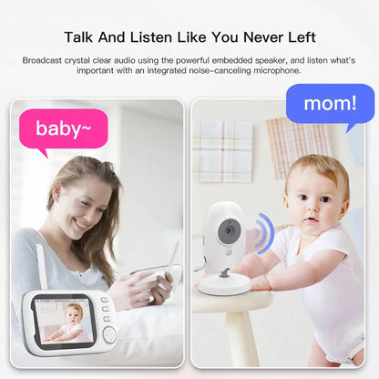 Cdycam BabyGuard: Monitor de Bebê Sem Fio com Visão Noturna e Áudio Bidirecional