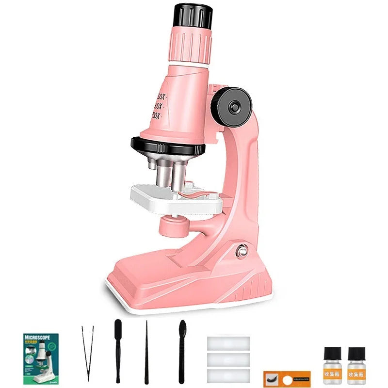 BioExplorer: Kit de Microscopio Educativo Infantil con LED y Varios Aumentos